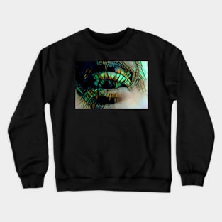 Squinting Fused Eye of the Lampshade Crewneck Sweatshirt